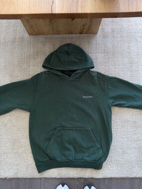 Vintage Sporty & Rich Green Hoodie